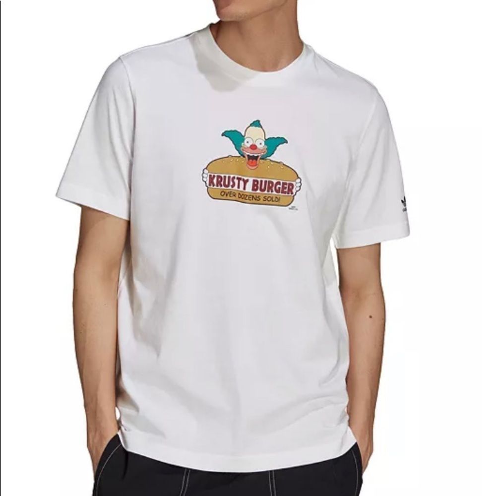 Adidas x the Simpsons Krusty Burger T-shirt